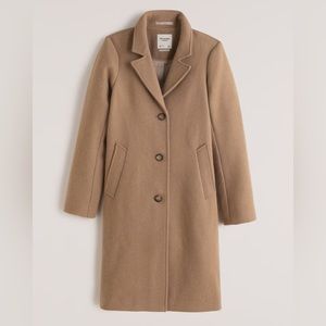Abercrombie & Fitch wool blend Dad coat.